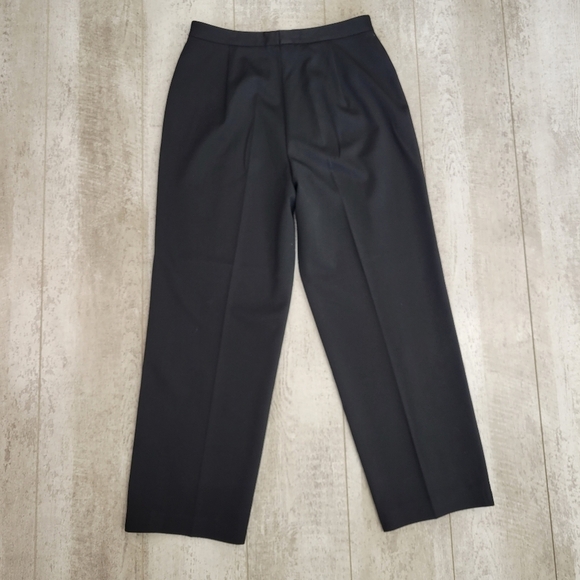 F by Faconnable Black Ankle Crop Pants Slacks Size 6 - Picture 1 of 7
